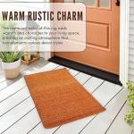 KAI LIVING RIO-3003, Wool and Cotton Rug, Rust, 2X3 Feet, Made of Soft & Durable Woolen Yarn, Suitable for All Living Space, Cost-Effective & Affordable, Proudly Handmade Rugs