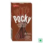 Pocky Double Chocolate Covered Biscuit Go Choco Sticks Imported, 47 g