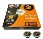Tea Bro Tea Pods (Masala Tea) - Instant Tea (Tea Decoction) | 50 Single Serve Pods | Just Add Hot Water OR Milk