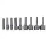 UP TO DATE PRODUCTS 9pcs 5-13mm Hexagon Nut Driver Drill Bit Socket Screwdriver Wrench Set for Electric Screwdriver Handle Tools