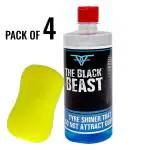 The Black Beast Tyre Shiner/Polish Combo (400ml) (Pack of 4)