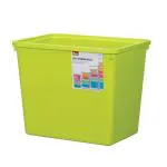 Lock & Lock Inplus Green Plastic Easy Clip Storage Box 30 L