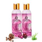 Samisha Organic Shampoo For Hair Fall Control,Dandruff,Frizz Control,Shine & Strength (Pack of 2)