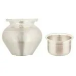 Osasbazaar Silver Kalash For Pooja/Festival (Pack of 2)