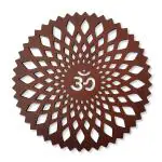 Gloridec Craft Beautiful Om Wooden Design Wall Hanging / Wall Decor / Wall Art | OM wall hanging for home and Temple, living room (12x12 inch)
