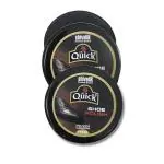 QUICK NUBUCK & SUEDE SHOE POLISH Wax - Color Black - (2 x Pack 40 Grams).Enriched With Leather Nourishing Oil (Pack Of 2)