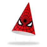 Festiko Superhero Theme Cone Hats (Pack of 10 - Hat 46), Superhero Party Cone Hats, Superhero Theme Birthday Hats, Superhero Theme Party Wearables