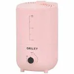Oriley 2111C Ultrasonic Cool Mist Humidifier for Cold & Cough Home Bedroom Office Personal Space Adults & Babies (2.3L, 18W, Solid Pink)
