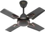 Gestor Alfa Z1 Ultra High Speed 24 Inch Decorative 600 Mm Energy Saving 4 Blade Ceiling Fan (Smoked Brown, Pack Of 1)