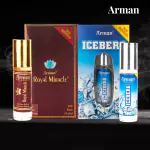 Arman Attar Roll on Perfume| 12+ Hour Long lasting| Artisanal Perfume Oil (6ml) Pack Of 2