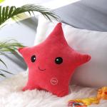 Oscar home star shape throw Pillows made in Soft Velvet Cushion for Couch Bed Living Room, babies Room, Pink