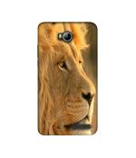 Casotec Lion Design Printed Silicon Soft TPU Back Case Cover for Micromax Canvas Juice 4 Q382