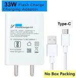 SNPD Sold: 33W Charger with Type-C Cable Supportable For Vivo 33W FlashCharge Charging Mobiles Only