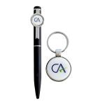 KK CROSI CA Logo Pen and Keychain Pen Gift Set