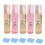 NIBAR Premium Spectacles, Sunglasses, Laptop, PC, Camera Lens Cleaning SOL Spray Kit with Premium Microfiber Cloth (Pack of 5)