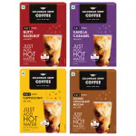COLOMBIANBREWCOFFEE 3 in 1 Assorted Instant Coffee Premix Cafe Latte, Cappuccino, Hazelnut, Vanilla Caramel, Double Choco Mocha, 10 Sachets Box Buy 3 Get 1 Free