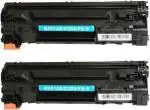 GPN PRINT 12A Cartridge Canon LBP2900 HP LaserJet 1010 Black Ink Toner (Pack of 2)