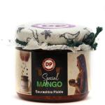 Divyaprabha Foods Saurashtra Special Mango Pickle | Gujarati Aam ka Achaar | Tangy and Spicy | Sun-Dried. No Artificial Colours Or Preservatives | 100% Organic Homemade Saurashtra-Style Special Mango Pickle (Khatu Athanu) , 250g