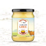 Netar Premium A2 Gir Cow Cultured Ghee 500 ml, Vedic Bilona Two Way Hand Churned, Indian Gir Cow Ghee, Natural and Healthy, Non GMO, Lab Certified, No Added Color and Preservatives, No Added Fragrance, 100% Naturally obtained Ghee 500 ml Glass Jar
