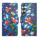 A D Enterprises Blue Pattern Flip Cover for SAMSUNG F15 5G | Magnetic Case | Shock Absorbent | Flip Cover SAMSUNG F15 5G