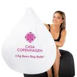 Casa Copenhagen 4 kg Bean Bag Refill/Filler -Egg White (4 kg Beans - 2800 Grams net Weight as per Indian Standards)…