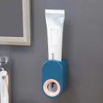 Market 99 Tooth Paste Dispenser Plastic Automatic Hands Free Wall Mounted Tooth Paste Dispenser