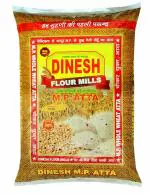 DINESH FLOUR MILLS MP Atta 5 Kg Fresh Whole Wheat