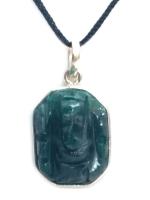 Astroghar Jade Lord Ganesh Ji Crystal Green Pendant