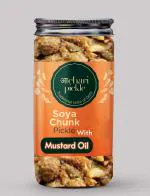 AACHARI PICKEL Soya Chunk Pickle in Mustard Oil I Home Made Soyabean Achar in Mustard Oil(400GM) Taste Bhi Health Bhi ||Ghar Ka Achar |Soyabean Ka Achar