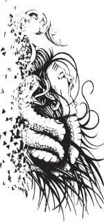 Ordershock Waterproof Shiv with Snake Temporary Body Tattoo