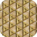 WallWear - Self Adhesive Wallpaper & Wall Sticker (Golden Tikona) Extra Large (300x40cm) for Bedroom | Livingroom | Kitchen | Hall Etc.