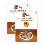 5 A Day Kashmiri Light Halves Walnut Kernels | | Pure Kashmiri Walnut | Akhrot Giri Dry Fruit | Perfect for snacking | Brain Food (250g(Pack of 2))