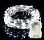 LTETTES Cool White Battery Powered LED Copper String Fairy Light 3m and 30 Lights
