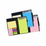 COI Memo Neon/Blue and Coral Note Pad Organiser/Memo Notebook Holder for Office and Gifting Purpose (Set of 3)