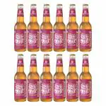 Coolberg Cranberry Non-Alcoholic Beer 330ml Glass Bottle - Pack of 12 (330ml x 12)