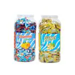 Clumsy Candy - Combo Pack of 2 jars (2x1) - Orange and Ginger flavor, 170 candy units per jar