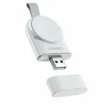 UGREEN 50944 Apple Watch Charger, Wireless Portable Magnetic iWatch USB Travel Charger(White)
