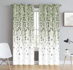 Heavy Blackout (80%) Curtains , Digital Printed Curtains For Door