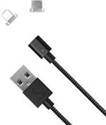 SYSTEM BREAKER Plastic 2 In 1 Magnetic Charging Cable