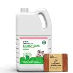 The Better Home Non Toxic Dishwash Liquid and Coconut Scrub Set - 5 L (pack of 2)