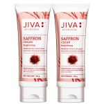 JIVA Saffron Cream - Fairness & Anti-Blemish Formula - 100 g - Pack of 2 (200 g)