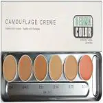KRYOLAN Derma Color Camouflage Creme Foundation Palette (Delhi-4) (6 Multi-Shades)