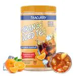 TEACURRY Orange Instant Iced Tea - Weight Loss, Digestion & Skin Wellness (Vitamin C, Antioxidants)