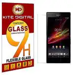 Kite Digital Sony Xperia C Premium Tempered Glass Screen Protector Slim 9H Hardness 2.5D