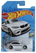 HOT WHEELS 2016 BMW M2 WHITE 200/250 FACTORY FRESH 1/10 DIE CAST MODEL TOY CAR COLLECTIBLE