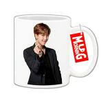 Mug Morning BTS RM Mug Rap Monster Mug BTS Rap Monster Cup RM Coffee Mug BTS RM Snapping The Fingers (White)