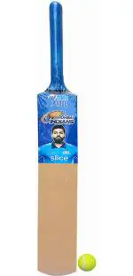 KSS Khelo Meerut Beige Rohit Sharma Series Bat Size 2 With 1 Ball Poplar Willow Cricket