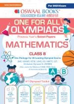 Oswaal One For All Olympiad Previous Years' Solved Papers, Class-8 Mathematics Book (For 2023 Exam)_Oswaal books
