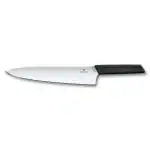 Victorinox Swiss Modern Stainless Steel Carving Knife, for Chefs & Home Use, 25 cm Black, Swiss Made (6.9013.25B)