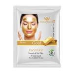 MissMoniks Gold Facial Kit For Women Instant Glow For Party Skin Glowing & Brightning Kit Easy To Use At Home